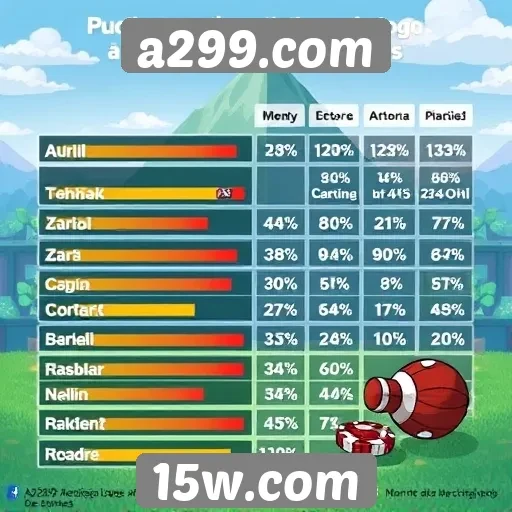 Estatísticas de jogos mais acessados no a299.com